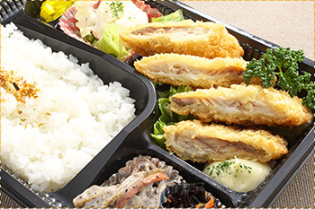 サーモンフライ弁当